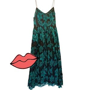 Tracy Reese- Embroidered Lace Ballerina Dress